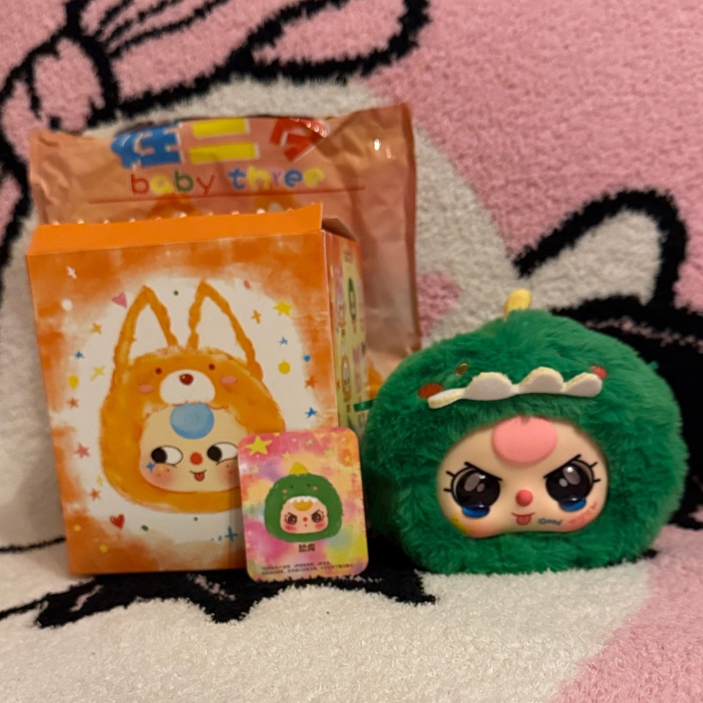 Baby Three - Original Plush - Dino with Special Crying Eyes